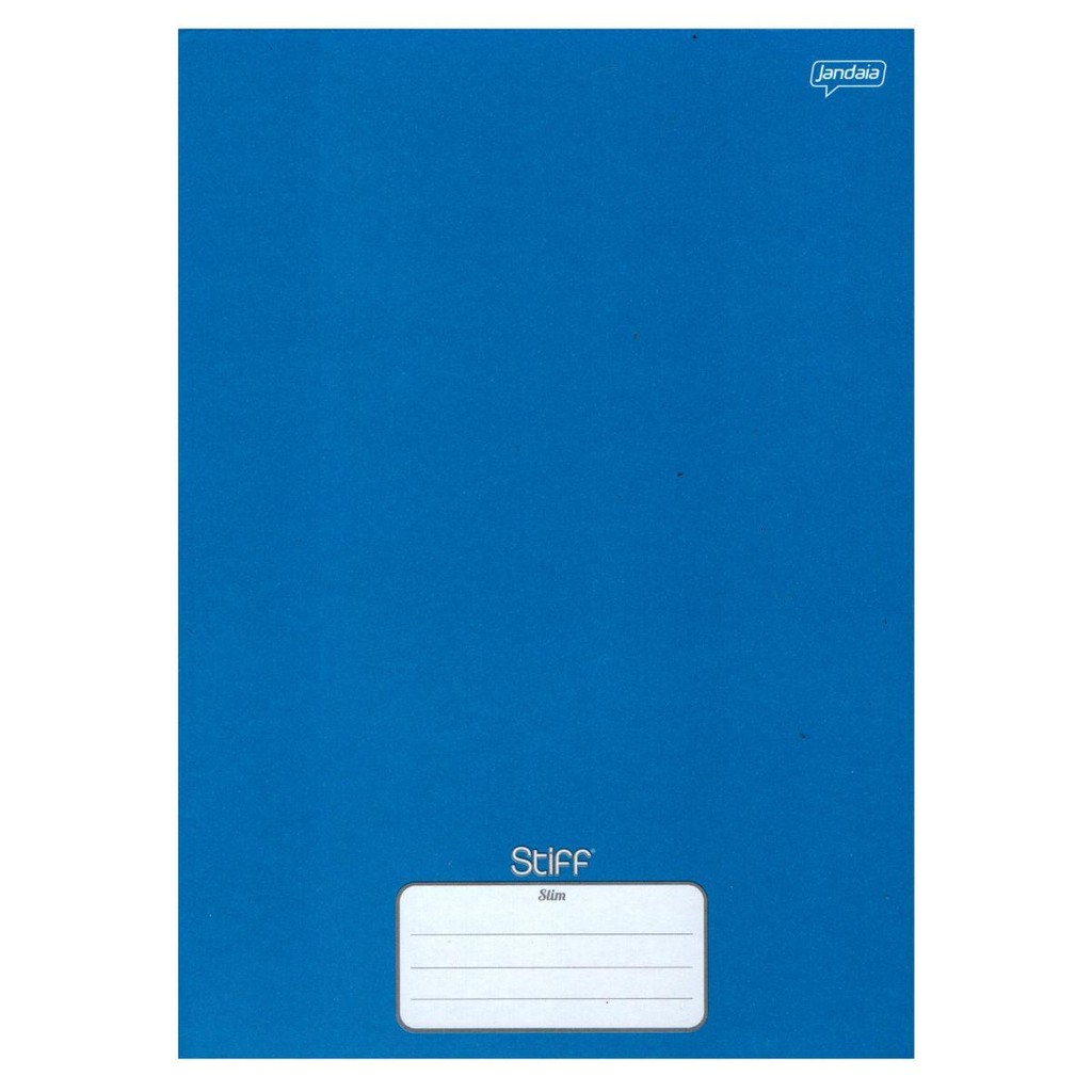 Caderno Brochura 96 Fls Pautado Capa Dura - Stiff COR:AZUL em Oferta na Shopee