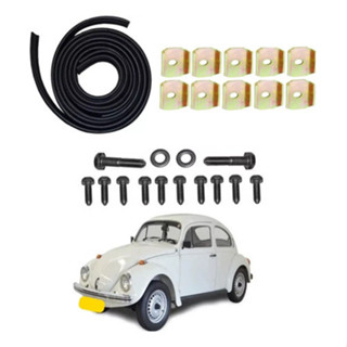 Borracha + Chapa + Parafuso Chassis / Assoalho 1 Lado Fusca em Oferta na Shopee