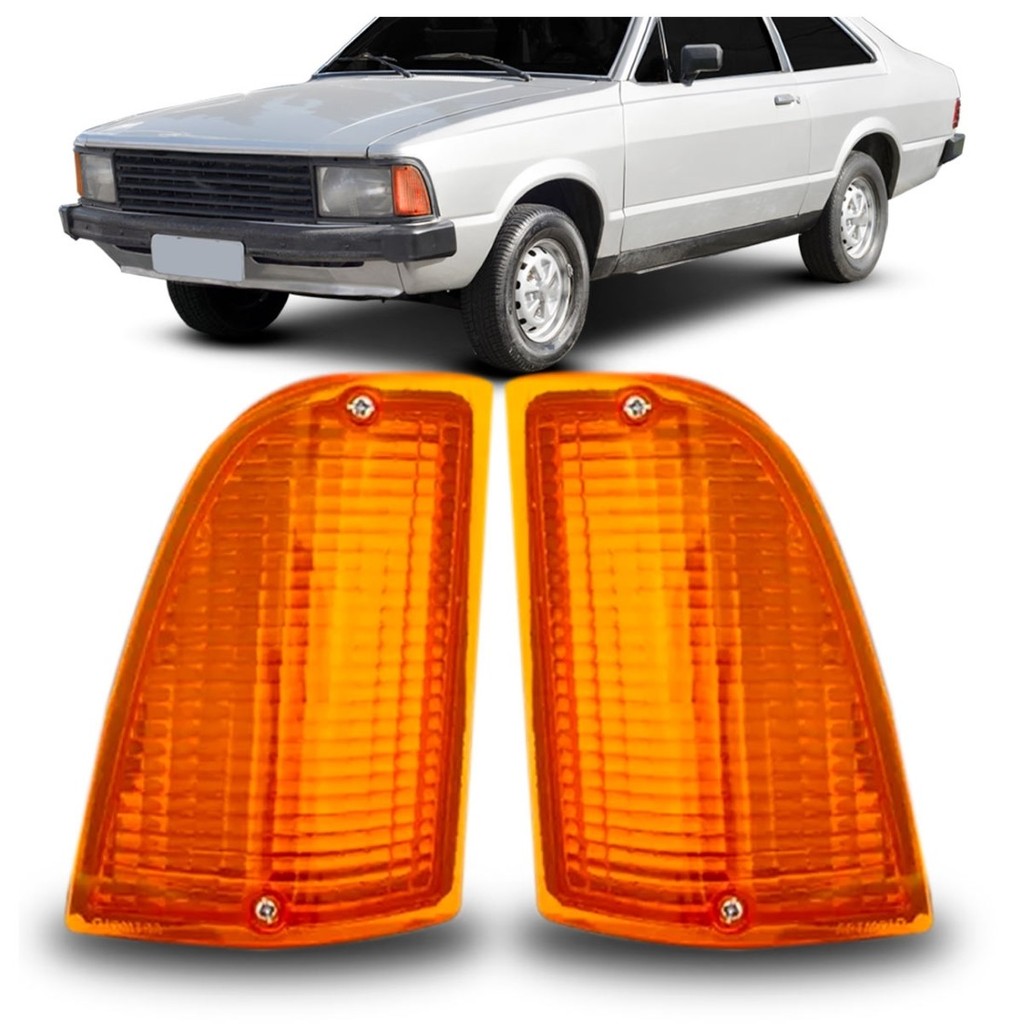 Lente Pisca Seta Corcel II 1978 1979 1980 1981 1982 1983 1984 Âmbar em Oferta na Shopee
