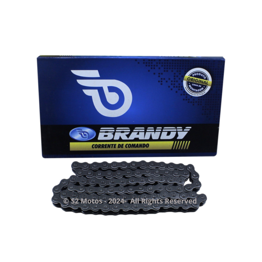 Corrente de Comando 25Hx84L Brandy Dream 100/ Biz 100/ Pop 100/ Web 100/ Crypton 100