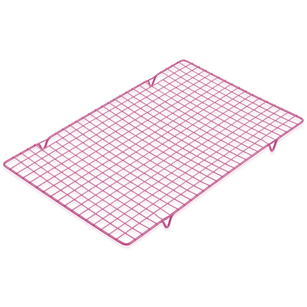 Grade para Resfriamento Retangular Antiaderente Pink 40 cm em Oferta na Shopee
