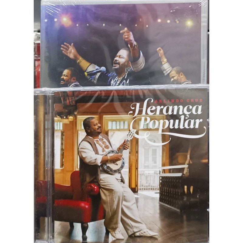 Dvd Arlindo Cruz Batuques fazer +Cd Herança Popular