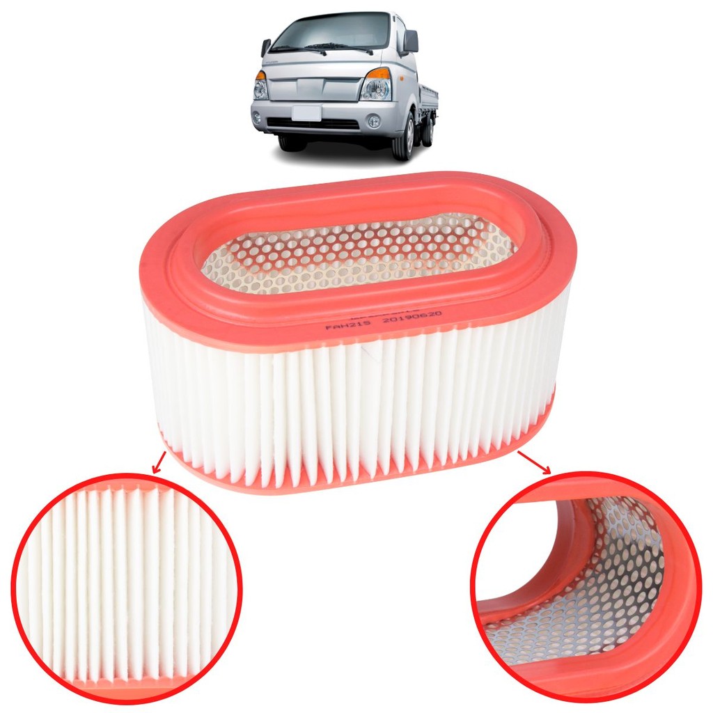 Filtro Ar Motor Hr 2.5 2005 2006 2007 08 09 2010 2011 2012