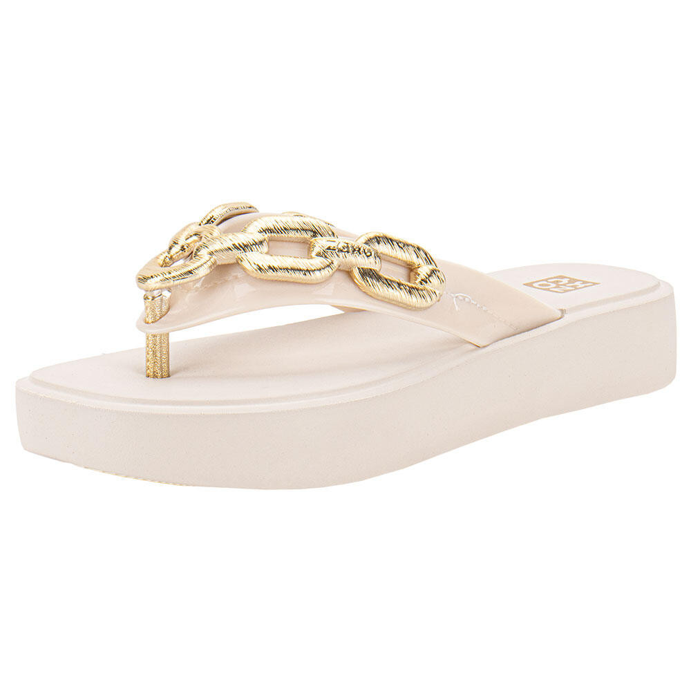 Tamanco Feminino Flat Chain Zaxy 19154 em Oferta na Shopee