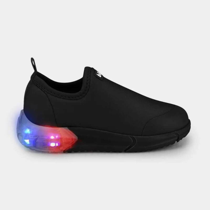 Tênis Bibi Space Lycra Led - Infantil - Preto