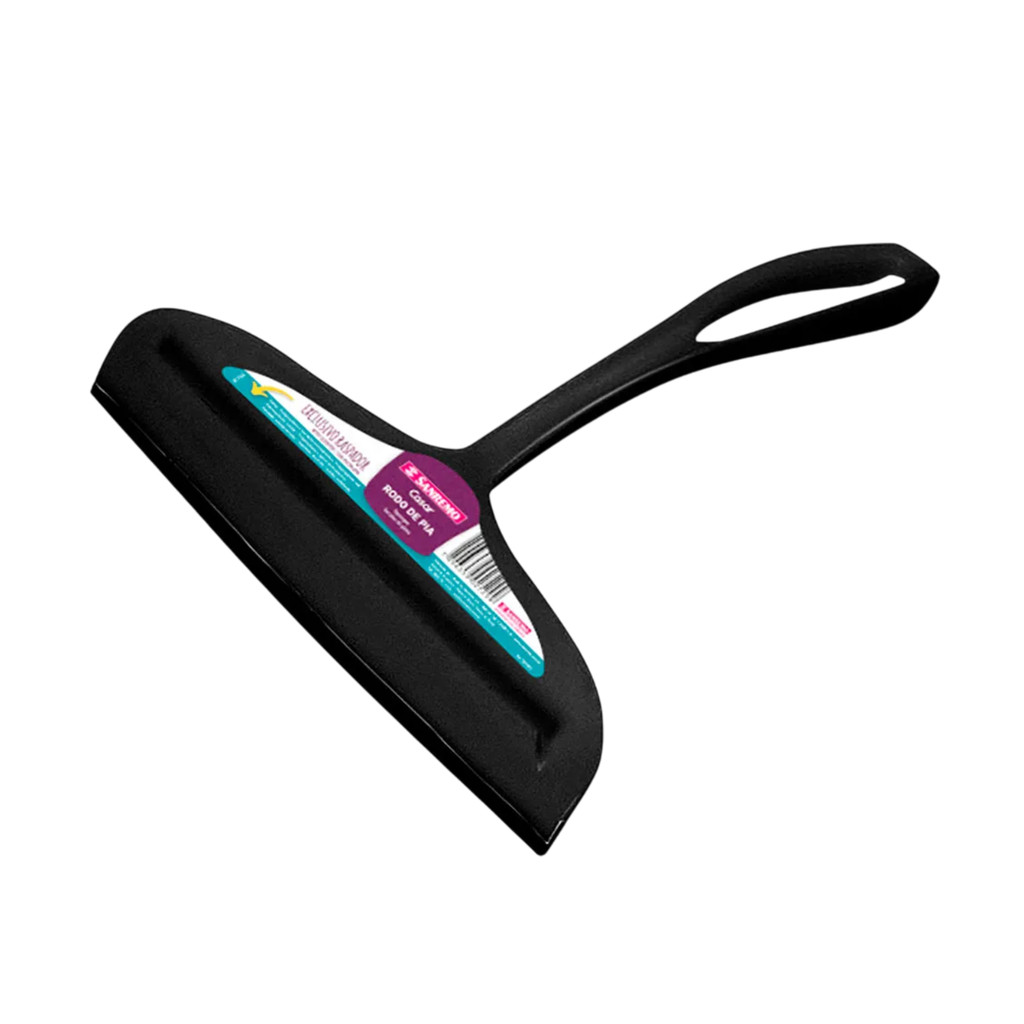 Rodo Rodinho de Pia Plástico de 14 cm Preto Sanremo em Oferta na Shopee