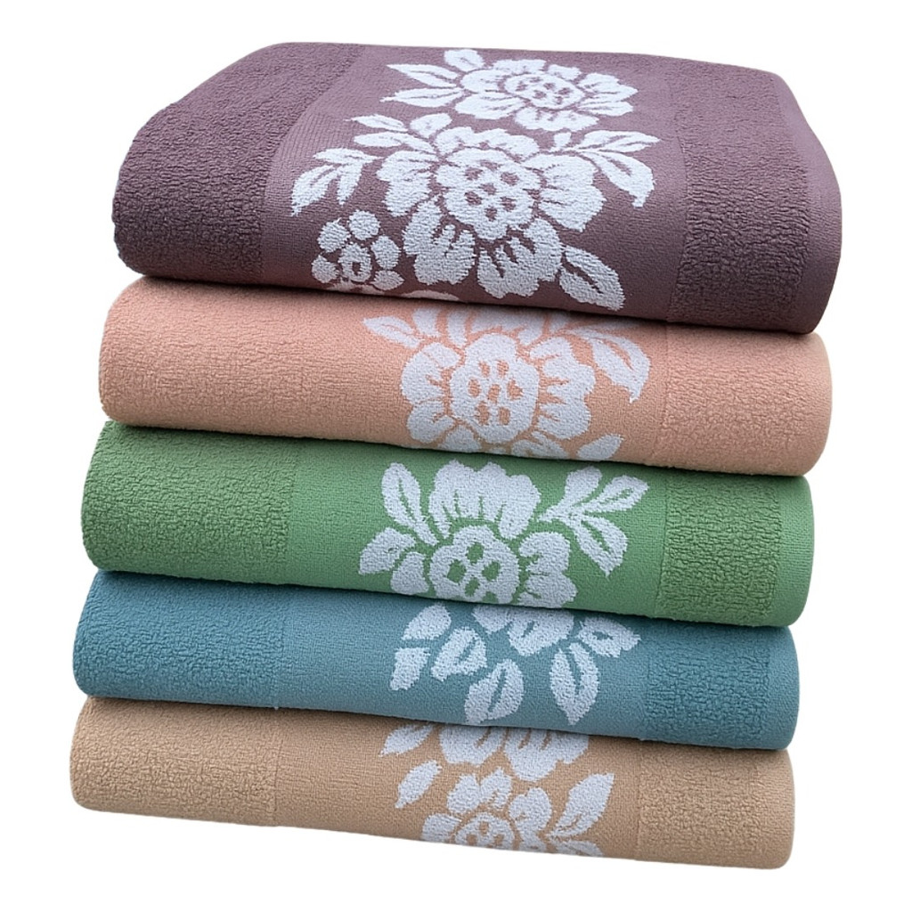 Kit 2 Toalhas De Banho Grande Felpuda 100% Algodão 70x140cm em Oferta na Shopee