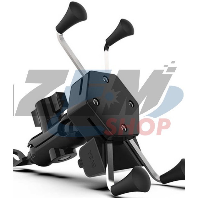 Suporte Moto Garra Para Celular Universal Com Carregador Usb-&_& TopZemShop& em Oferta na Shopee