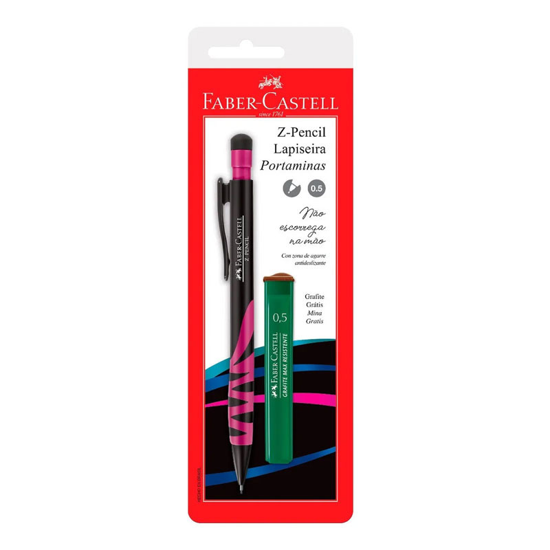 Lapiseira 0.5mm Z-Pencil SM/05ZPMIX com 1 unidade Faber-Castell - Stationery