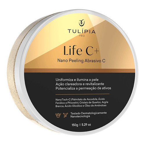 Life C Nano Peeling Facial Abrasivo Com Vitmina C - Tulipia