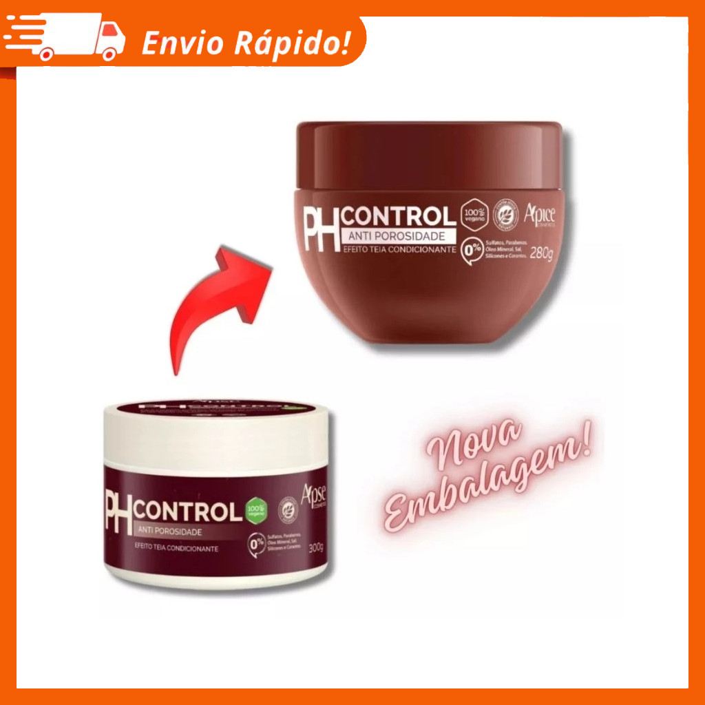 Máscara Acidificante Anti Porosidade PH Control - Apse - Apice em Oferta na Shopee