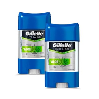 Kit 2 Desodorantes Gillette Antitranspirante Gel Hydra Aloe 86g cada em Oferta na Shopee