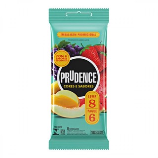 Preservativo Prudence Cores E Sabores Leve 8 Pague 6 Mix em Oferta na Shopee