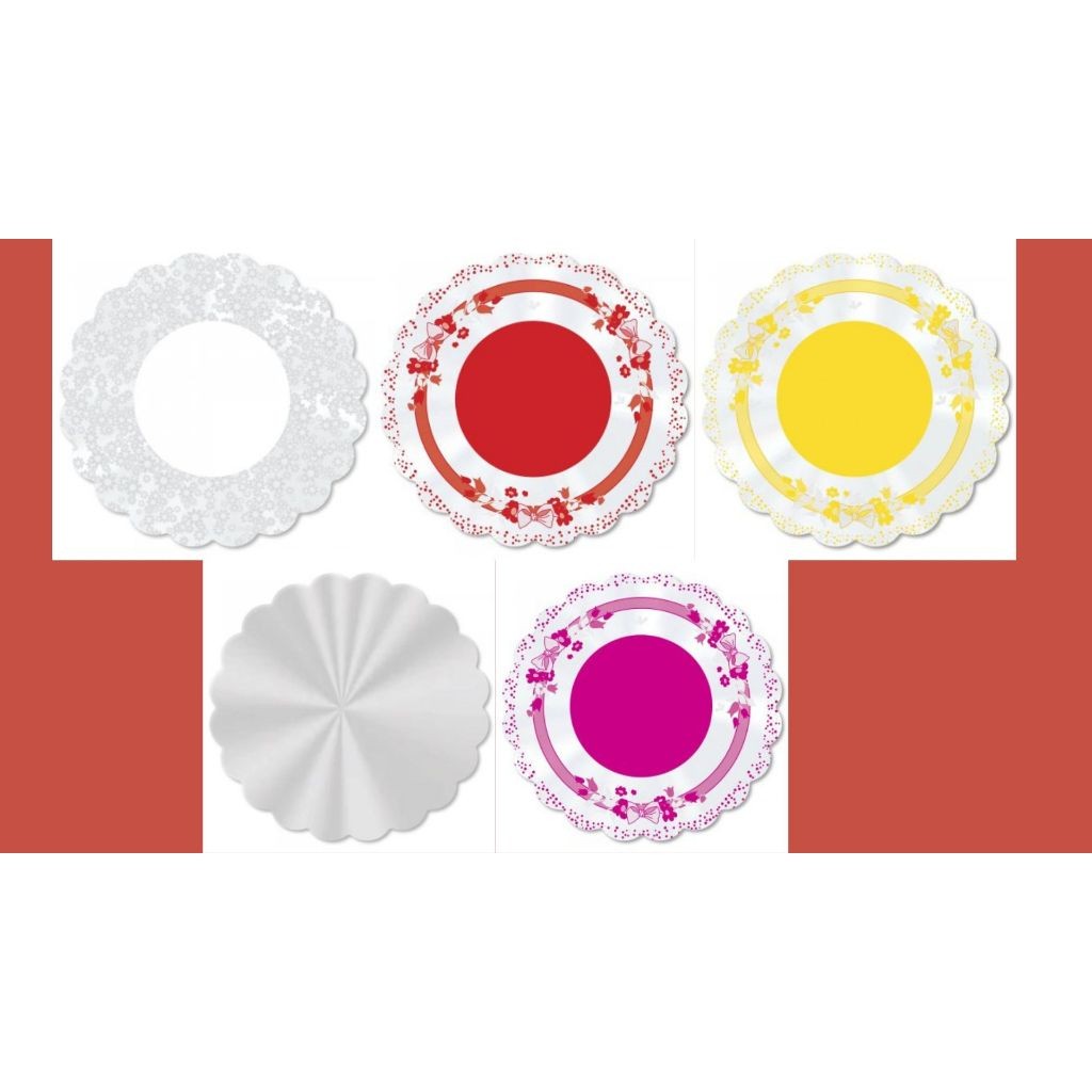 Poli redondo Fundo de Cesta Celofane Decorado 38x38cm decorado 10 25 fls. em Oferta na Shopee