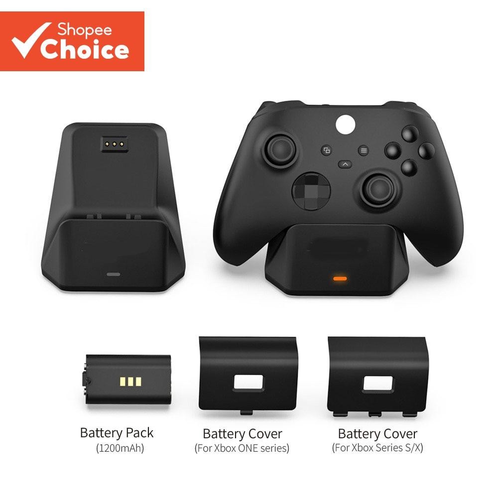Carregador de Bateria para Controle Xbox Series X/S e Xbox One X/S Acessórios de Suporte de Estação de Carregamento