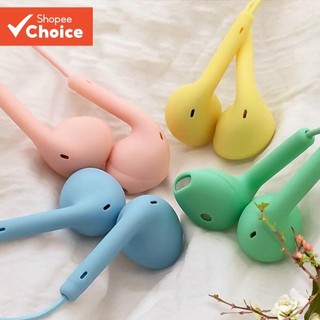 U19 Fones De Ouvido Com Fio Cancelamento De Ruído Microfone 3.5mm Fone Jack Macaron Dos D…