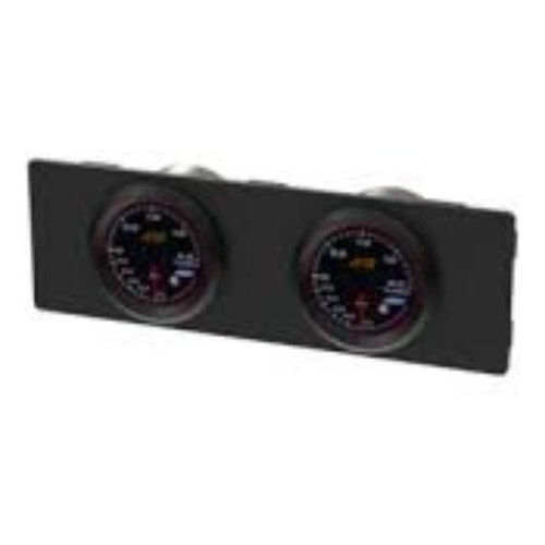 Moldura Para 2 Manometros 52mm Entrada Radio 1 Din