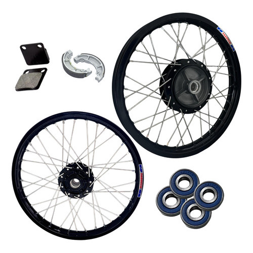 Par Aro Ferro Cg Titan Fan 150 Disco Pastilha+rola+lona