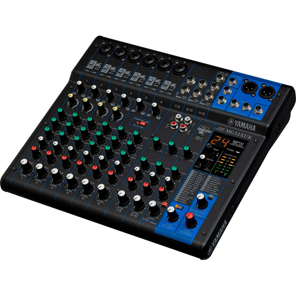 MESA DE SOM YAMAHA MG12XUK 12 CANAIS C/ EFEITO 110V