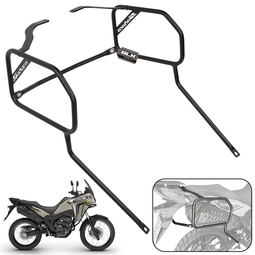 Afastador De Alforge Protetor Sahara 300 Preto (2023... Em Diante Gbs em Oferta na Shopee