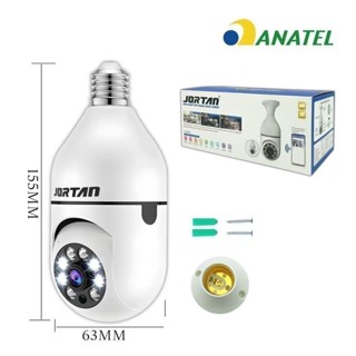 Câmera de segurança WI-FI IP sem fio 360 - Visão Noturna 2.4 OU 5G - Encaixe Lâmpada bivolt em Oferta na Shopee