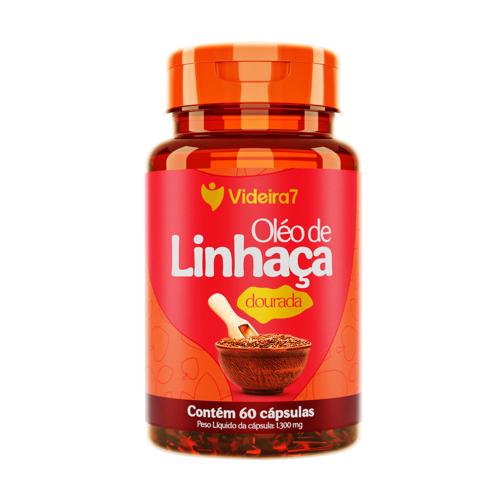 Óleo de Linhaça 1000mg – 60 Cápsulas | Videira7