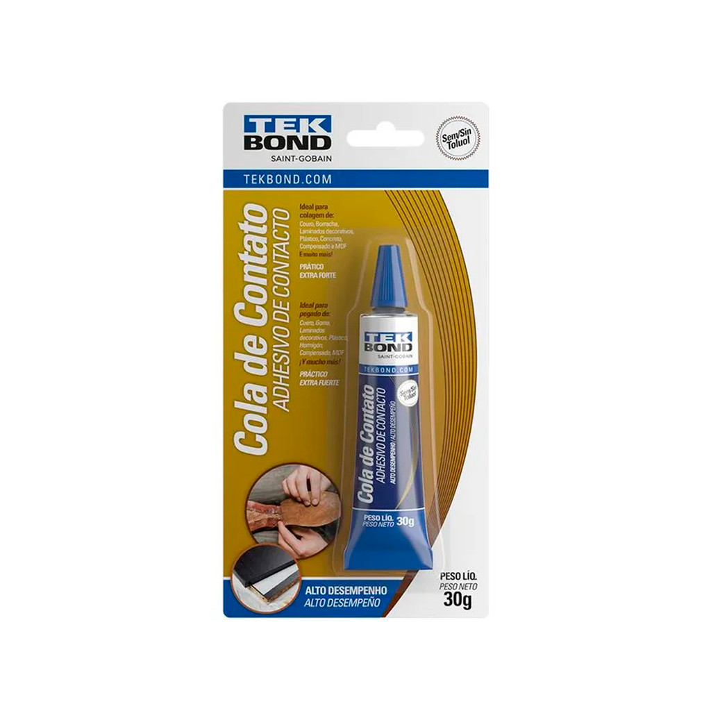 ADESIVO DE CONTATO 30G S/TOLUOL  TEKBOND