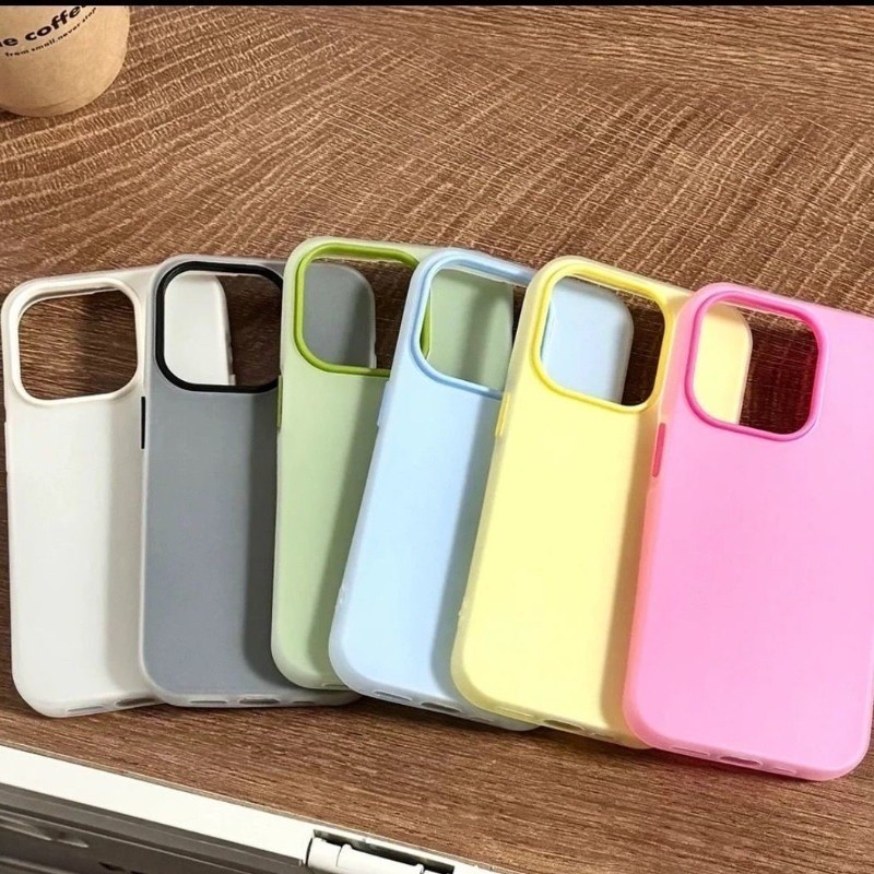 Doce Cor Geléia 2-Em-1 Fosco Caso De Telefone Para Galaxy S25 S24 S23 S22 Ultra Plus S20 S21 S24 FE Capa Macia em Oferta na Shopee