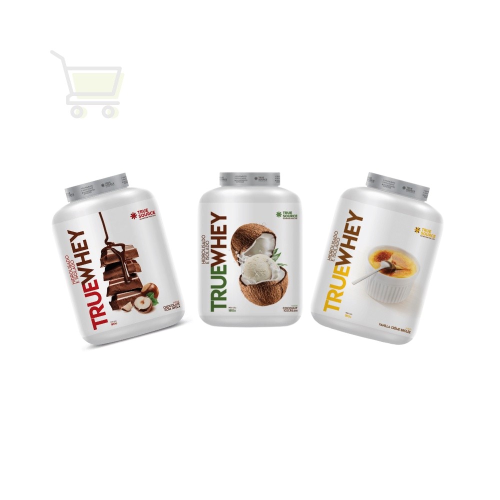 True Whey Isolada E Hidrolisada Gourmet 1810kg - True Source -CRÈME BRÛLLÉ