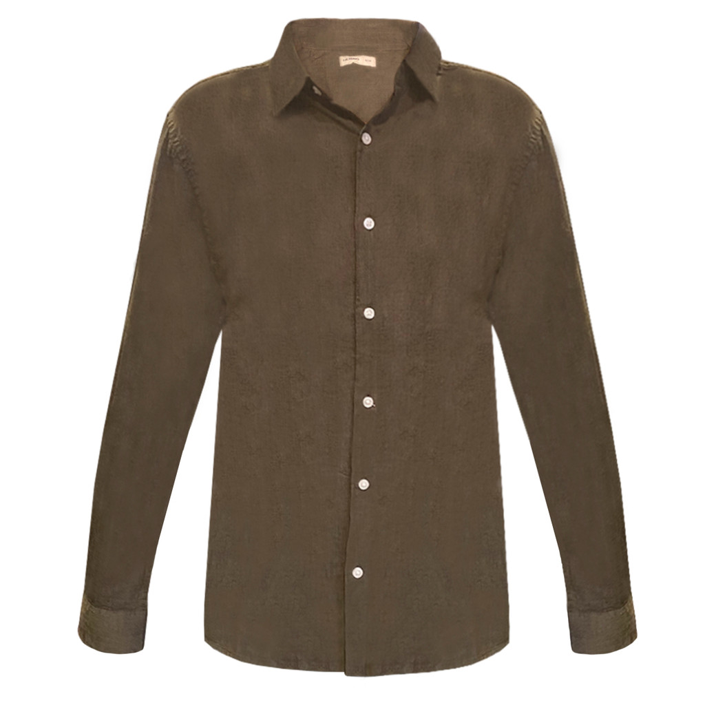 Camisa Manga Longa Masculina Hering Verde