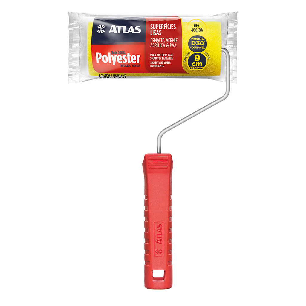 Rolo Espuma 406 Amarelo Atlas