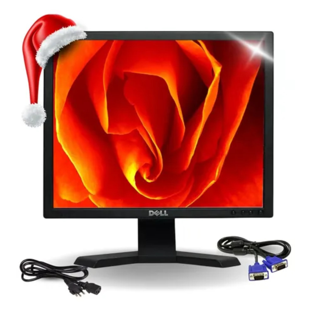Monitor Dell 17 Polegadas Quadrado E170s/P170sT Lcd Vga Preto 100v/240v