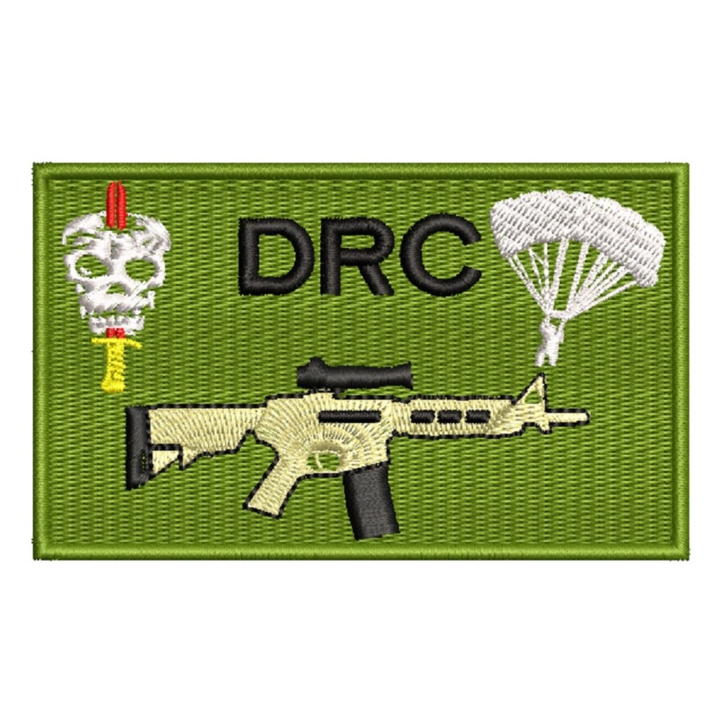Breve DRC Paraquedista Verde pelopes