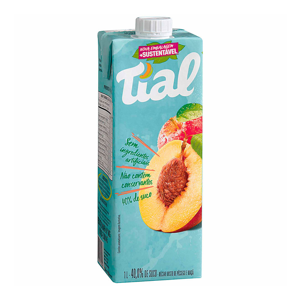 Suco Tial Pêssego com 1 Litro - Food & Beverages