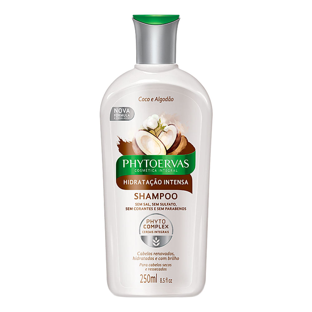 Shampoo Phytoervas Hidratação Intensa Sem Sal com 250ml - Beauty
