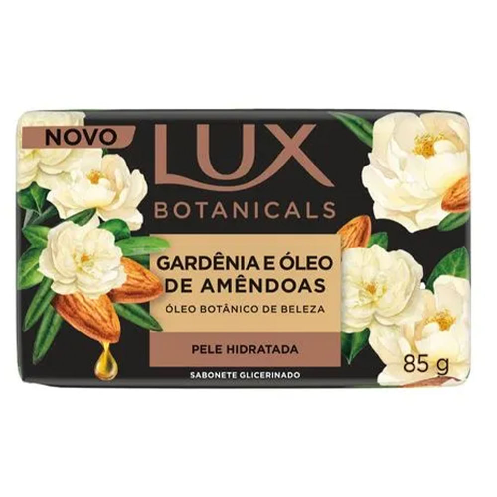 Sabonete Em Barra Lux Botanicals Gardênia E Óleo Amêndoas 85g - Beauty