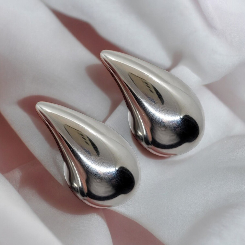 Brinco Feminino Gota Grande Inspiração Alta Joalheria