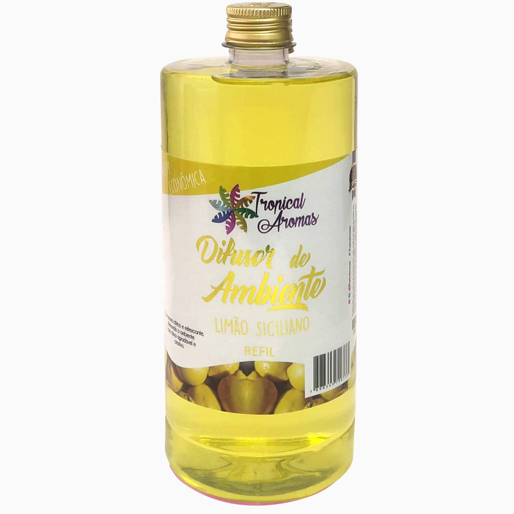 Refil Difusor de Ambiente Limão Siciliano 1L Tropical Aromas em Oferta na Shopee
