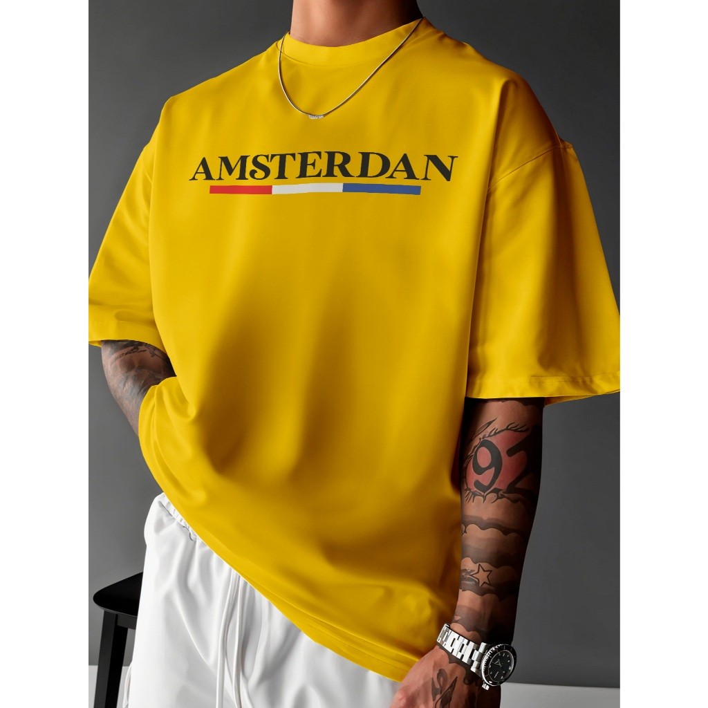 Camiseta Camisa Amsterdam Capitais Streetwear Holanda Dtf Ref3512