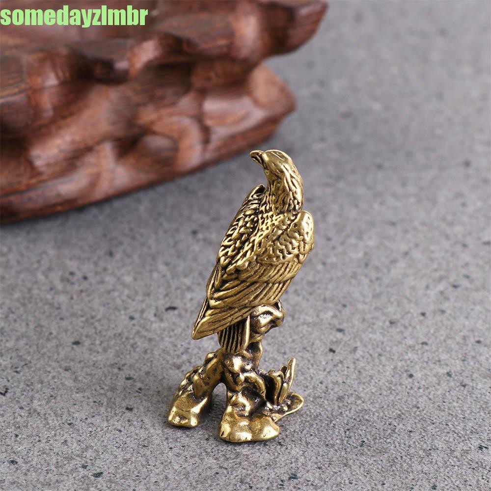 SOMEDAYZL0M Estátua De Águia Decoração De Mesa Mini Para Artesanato Interior Vintage Fácil De Limpar Ornamentos De Feng em Oferta na Shopee