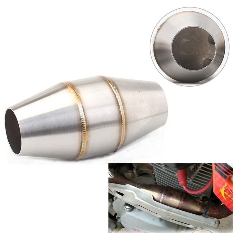 Universal Motocicleta Escape Volta Pressão Catalisador Silenciador DB Assassino Redutor De Ruído