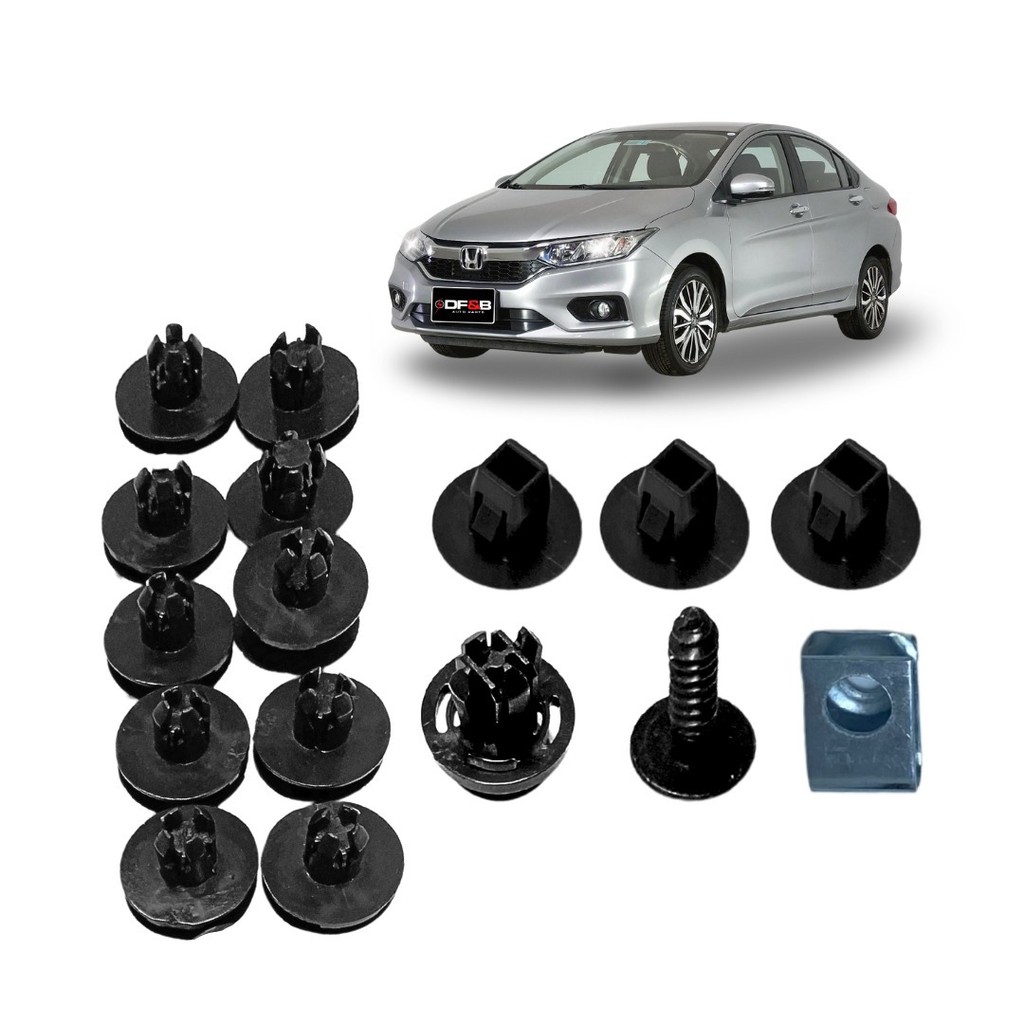 Kit 16 Pcs Grampo Presilha Parabarro Honda City 2015/2018