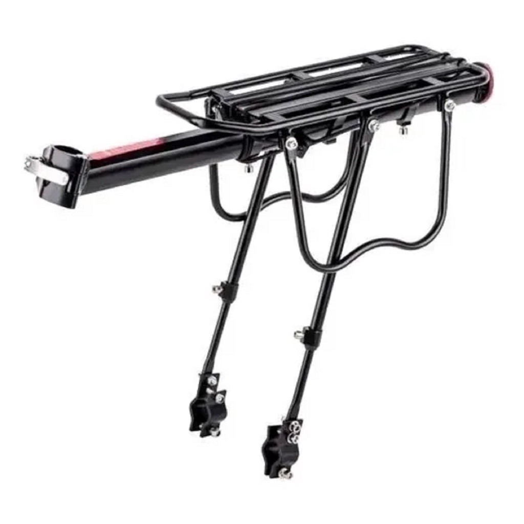 Bagageiro Garupa Bike Traseiro Aluminio Alforge Disco Canote