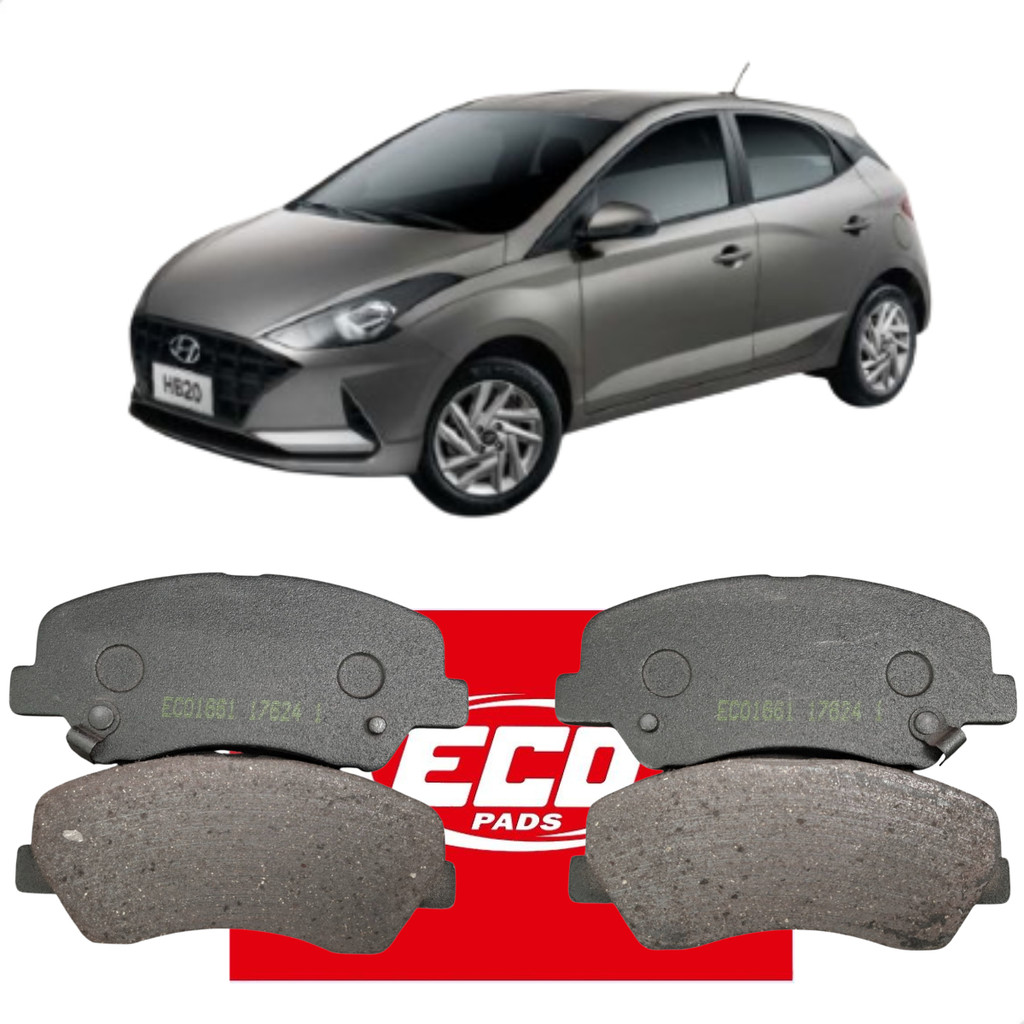 Pastilha De Freio Dianteira Hb20 1.0 Turbo E Hb20 1.6 2020..