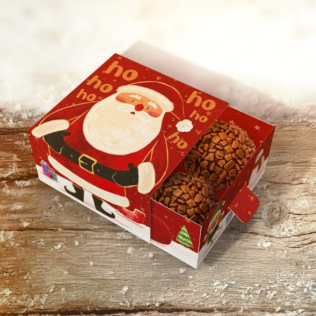 Detalhes do 10 CAIXA NATAL GAVETA P/4 DOCES 5612 (NATAL 2025 IDEIA)