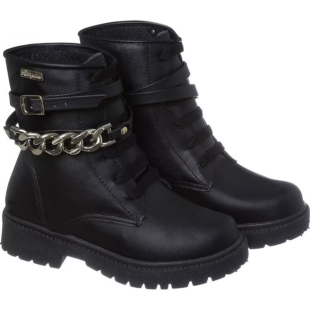 Bota Infantil Feminina e Masculina Confortável Moda Inverno Cano Curto Antiderrapante