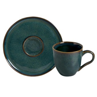 Conjunto com 6 Xícaras De Chá Orgânico 170ml com 6 Pires Bio Oceano em Oferta na Shopee