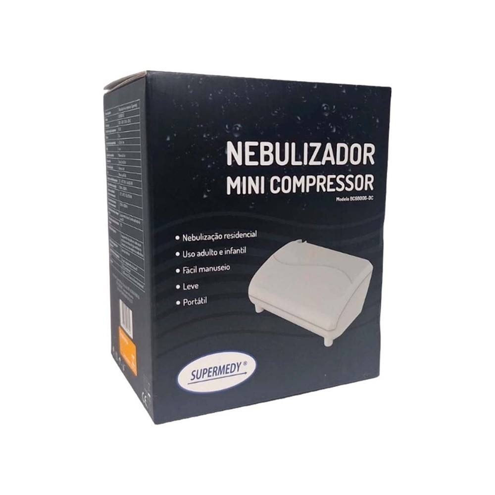 Inalador Nebulizador Supermedy Bivolt Mod BC68006DC em Oferta na Shopee