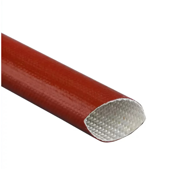 Espaguete Protetor Térmico 180º 6,0mm Anti Chama 1 metro Fiber Glass Fibra Vidro Tramar Trancasil