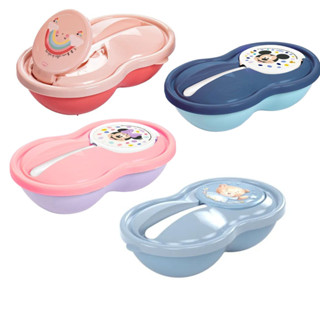 Pote Infantil Papinha Com Colher Tampa Protetora Plasutil em Oferta na Shopee